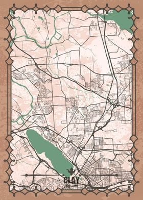 Clay, New York Map