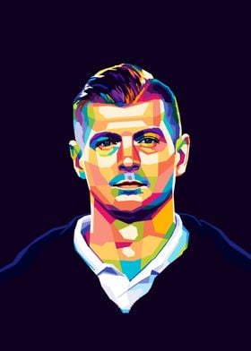 Kroos Football Player Pop Art