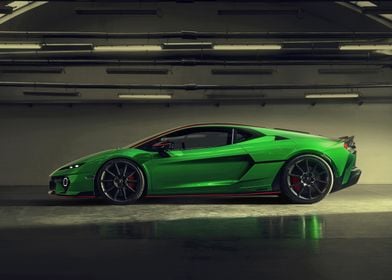 Green Lamborghini