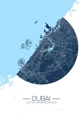 Dubai City Map