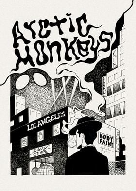 Arctic Monkeys Los Angeles Print