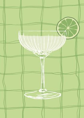 Lime Martini Cocktail