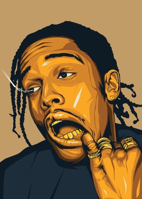 ASAP Rocky Portrait