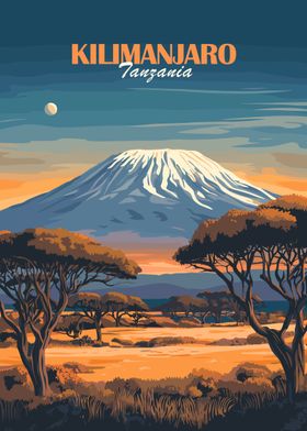 Kilimanjaro Mountain Landscape