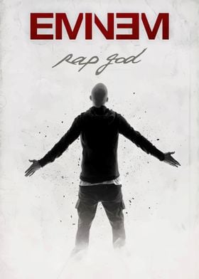 Eminem Rap God Poster