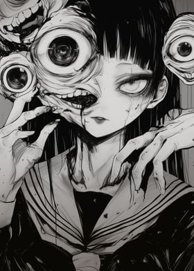 Horror Anime Girl