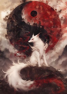 White Fox and Yin Yang