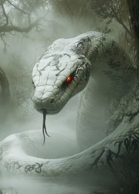 White Cobra Monster