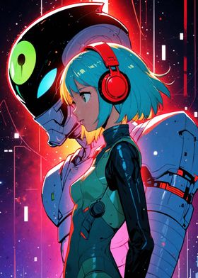 Cyberpunk Anime Girl