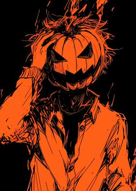 Pumpkin Head Man