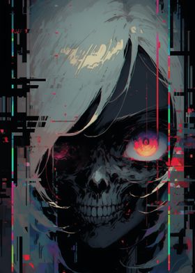 Digital Skull Portrait