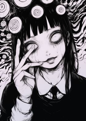 Creepy Anime Girl