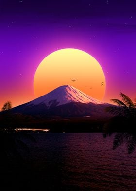 Mount Fuji Sunset