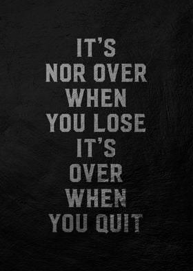 Never Quit Poster