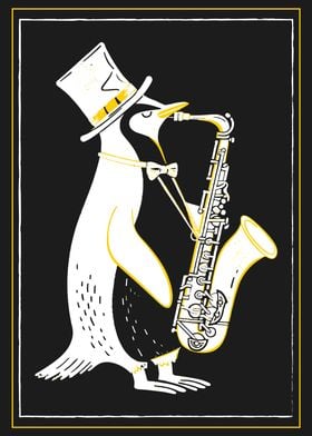 Penguin Saxophonist