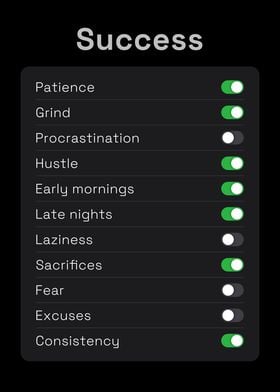 Success Checklist