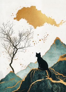 Black Cat Mountain Art