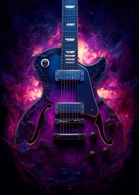 Electric Guitar in Purple Haze