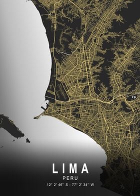 Lima Silver City Map