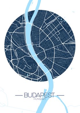 Budapest City Map