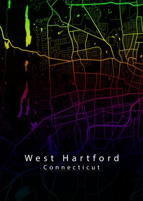 West Hartford Connecticut Map