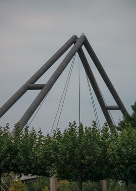 Steel Structure with Trees