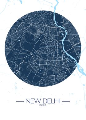 New Delhi City Map