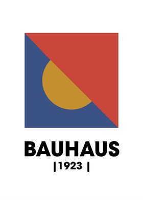 Bauhaus Geometric Art Print