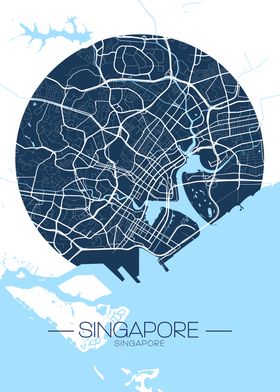 Singapore City Map