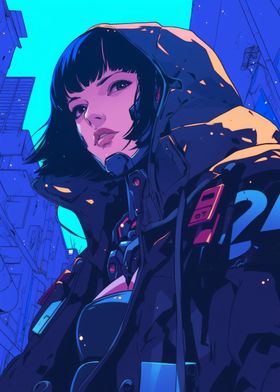 Cyberpunk Female Character