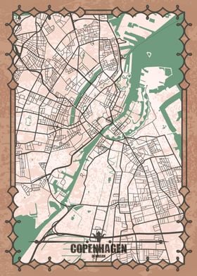 Copenhagen City Map