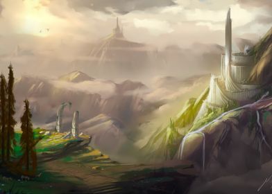 Fantasy Landscape Castle