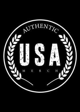 USA Authentic Merch Logo