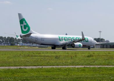 Transavia Boeing 737 at SChiphol