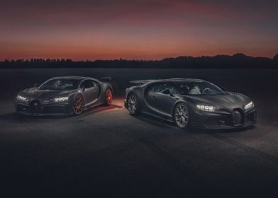 Two Bugatti Chiron Super S