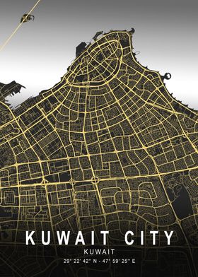 Kuwait Silver City Map