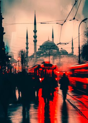 Istanbul Street Scene