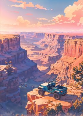 Jeep at Grand Canyon