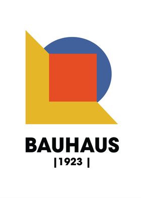 Bauhaus Logo 1923 Poster