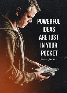 Jason Bourne Quote Poster