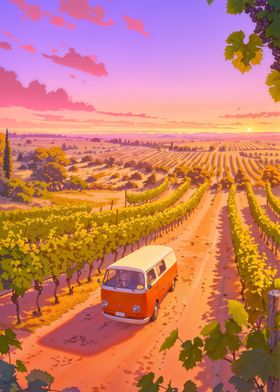 Sunset Vineyard Van