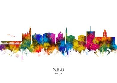 Parma Skyline Watercolor