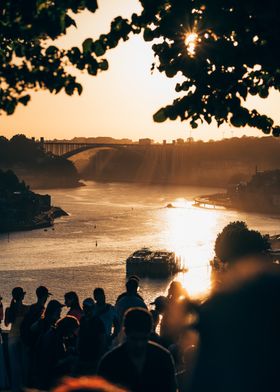 Sunset Over Porto