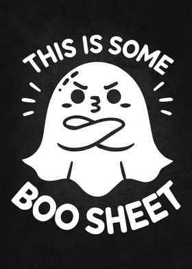 Funny Halloween Ghost - This Is Boo Sheet