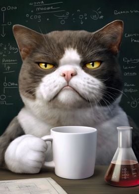 Grumpy Cat Scientist