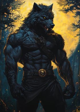 Black Werewolf Warrior