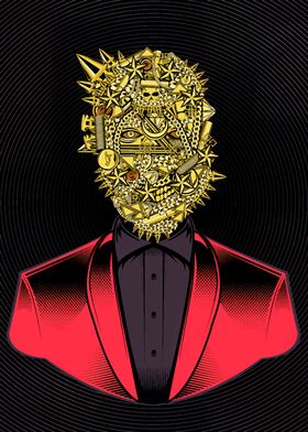 Gold Mask Portrait