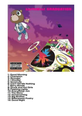 Kanye West Graduation Album Cover