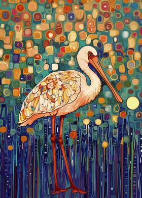 Spoonbill Painting