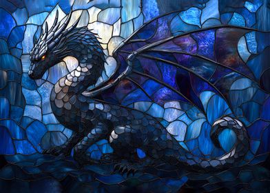 Stained Glass Dragon